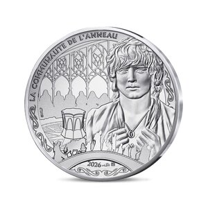 Le Seigneur des Anneaux Monnaie de 10€ Argent La Communauté de l'Anneau