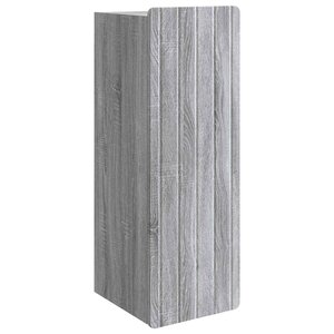 vidaXL Armoire Murale Sonoma gris 33 x 34 5 x 94 cm Bois d'ingénierie