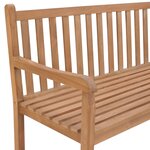 vidaXL Banc d'angle de jardin 185x185x90 cm bois de teck solide