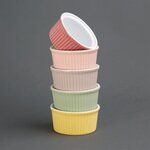Ramequin gris chr 145 ml - lot de 12 - olympia -  - grès x40mm
