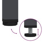 vidaXL Meuble TV anthracite 68x39x43 5 cm acier laminé à froid