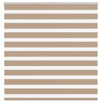 vidaXL Store zèbre marron sable largeur du tissu 145 9 cm polyester