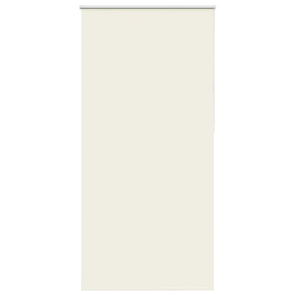 vidaXL Store enrouleur occultant blanc cassé 115x210 cm largeur tissu