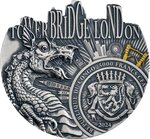 Pièce de monnaie en Argent 5000 Francs g 155.5 (5 oz) Millésime 2024 World Famous Bridges TOWER BRIDGE