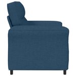 vidaXL Canapé 100  polyester  cadre en métal  MDF  Contreplaqué