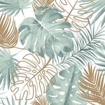 DUTCH WALLCOVERINGS Papier peint Feuilles de monstera Vert