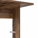 vidaXL Table d'appoint Bois ancien 40 x 38 x 62 5 cm Bois d'ingénierie