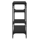 vidaXL Table console Chêne noir 100 x 30 x 75 cm Bois d'ingénierie