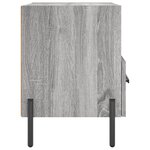 vidaXL Tables de chevet 2 Pièces sonoma gris 40x35x47 5 cm
