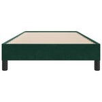 vidaXL Sommier à lattes de lit sans matelas vert foncé 80x210 cm