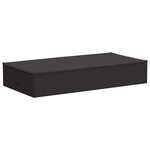 vidaXL Boîte de rangement 6 Pièces Anthracite 90 x 48 x 15 cm