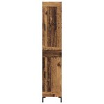 vidaXL Haut Armoire Bois Ancien 34 5 x 34 x 180 cm Bois d'ingénierie