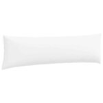 vidaXL Coussins de canapé 2 Pièces Blanc 145 x 40 cm tissu