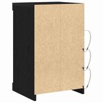 vidaXL Buffet Chêne noir 41 x 37 x 67 cm Bois d'ingénierie