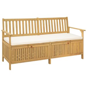 vidaXL Banc de rangement 2 -Seater 170 x 63 x 84 cm Rectangulaire
