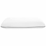 vidaXL Coussin de sommeil Uni Blanc 30 x 50 x 9 cm