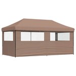 vidaXL Tente de fête Marron 292 x 580 x 315 cm Tissu Oxford