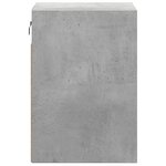 vidaXL Meubles TV muraux et lumières LED 2 Pièces gris béton 41x31x45 cm