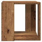 vidaXL Table basse Bois ancien 32 x 32 x 30 cm Bois d'ingénierie