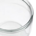 vidaXL Pots de conservation en verre avec couvercle 2 Pièces 8000 ml