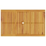 vidaXL Ensemble de salle à manger pour jardin 5 Pièces Marron