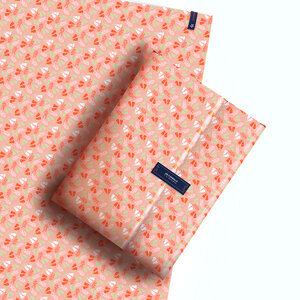 KIT Feuille  cadeau réutilisable M Orange Hendaye