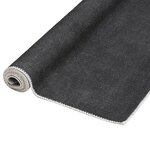 vidaXL Tapis de couloir lavable pliable Anthracite 80x200 cm Polyester