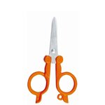 Set de 2 ciseaux de couture dont un pliable, 250mm et 130mm, orange KLEIBER