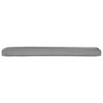vidaXL Set de coussins de palette 2 Pièces Gris 200 x 40 x 8 cm