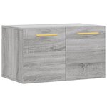 vidaXL Armoire murale Sonoma gris 60x36 5x35 cm Bois d'ingénierie