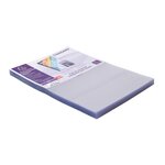 Couverture de reliure exacompta pvc 20/100 transparente incolore a3 - paquet de 100