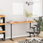 vidaXL Dessus de bureau 120x50x2 5 cm rectangulaire bois massif acacia