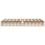 vidaXL Cadre de lit sans matelas 120x200 cm bois de pin massif