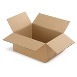 Caisse carton brune double cannelure raja 57x10x87 cm (lot de 10)