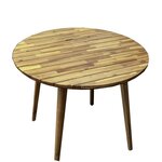 BEAU RIVAGE Table de jardin en bois d'acacia 100%FSC