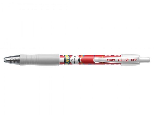 Roller encre gel G-2 Rouge MIKA EDITION LIMITEE x 12 PILOT