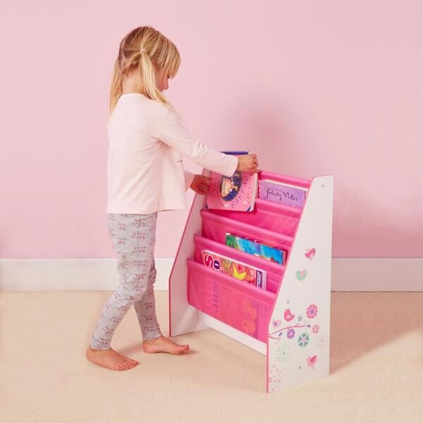 Bibliothàque à pochettes pour enfants - Rose