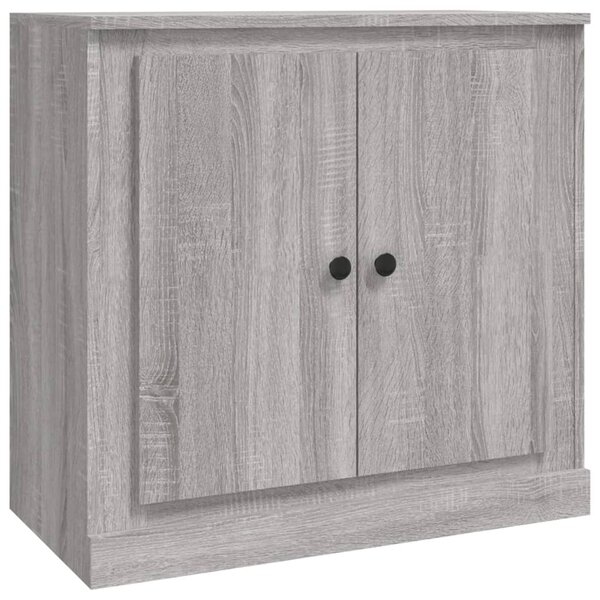 vidaXL Buffet sonoma gris 70x35 5x67 5 cm bois d'ingénierie