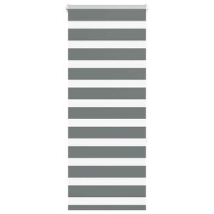 vidaXL Store zèbre gris foncé largeur du tissu 55 9 cm polyester