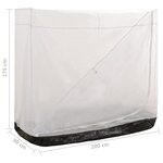 vidaXL Tente universelle d'intérieur Gris 200x90x175 cm