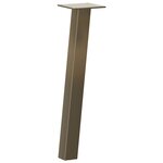 vidaXL Pieds de table basse 4 pièces Acier naturel 42 cm Acier