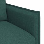 vidaXL Canapé Vert foncé 75 x 82 x 85 cm tissu