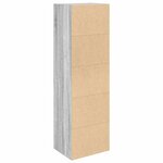 vidaXL Bibliothèque sonoma gris 31x24x102 cm bois d'ingénierie