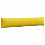 vidaXL Coussins de canapé 2 Pièces Jaune 200 x 40 cm