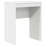 vidaXL Bureau Blanc 60 x 40 x 76 cm Bois d'ingénierie
