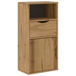 vidaXL Armoire latérale avec tiroir ODDA 40x24x79 cm bois massif pin