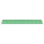 vidaXL Serre avec cadre en acier vert 100 m² 20x5x2 3 m