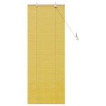 vidaXL Stores et Occultants avec des rideaux Jaune 60 x 160 cm Bambou