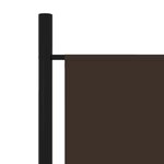 vidaXL Cloison de séparation 6 panneaux Marron 300x180 cm