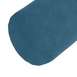vidaXL Coussins d'accent 2 Pièces Bleu Ø 15 x 40 cm